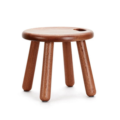 Postverpakking N Modern ontwerp Kleine ronde houten kruk voor keuken woonkamer Huisversiering Meubelkruk