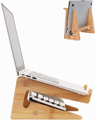 Houten muurplank Decoratie Beschrijving Laptop Stand Compatibel met alle laptops