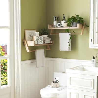 Algemeen Huishoudelijk meubilair Badkamerplanken boven toilet U-vormige hangplanken voor de muur