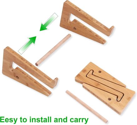 Houten muurplank Decoratie Beschrijving Laptop Stand Compatibel met alle laptops