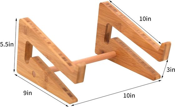 Houten muurplank Decoratie Beschrijving Laptop Stand Compatibel met alle laptops