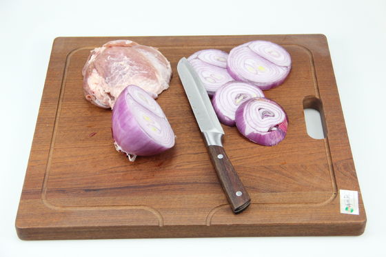 Functioneel hout snijplank met handgreep op maat Duurzaam drukken