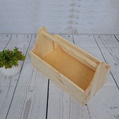 Gepersonaliseerd logo aanvaardbaar en drukwerk lasergraveren houten gereedschapskist voor ambachtelijke opslag