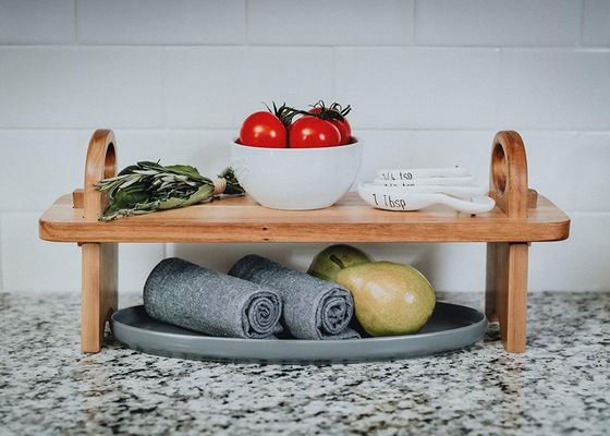 Gepersonaliseerd logo Elegante handgemaakte woningversiering Plank organisator Kaasbord