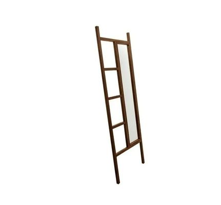 Badkamer Leunende Dressing Spiegel Ladder Modern Design Stijl Houten Frame Met Spiegel