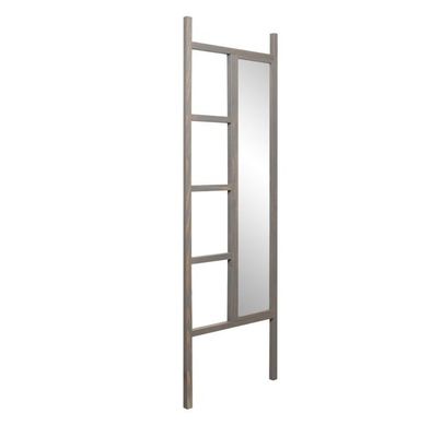 Badkamer Leunende Dressing Spiegel Ladder Modern Design Stijl Houten Frame Met Spiegel