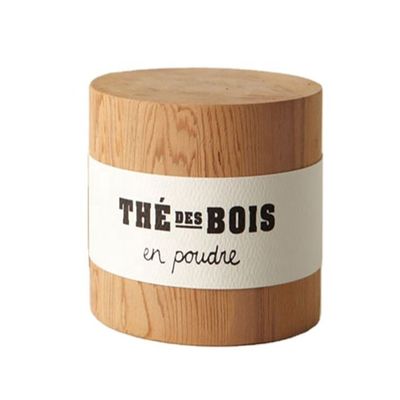 Houten teestopdoos blik voor thee koffie snoep embossing drukwerk