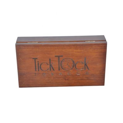 Aanpasbaar logo en kleur Houten sigarettenkoffer met gelakt afwerking