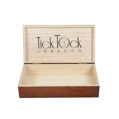 Aanpasbaar logo en kleur Houten sigarettenkoffer met gelakt afwerking