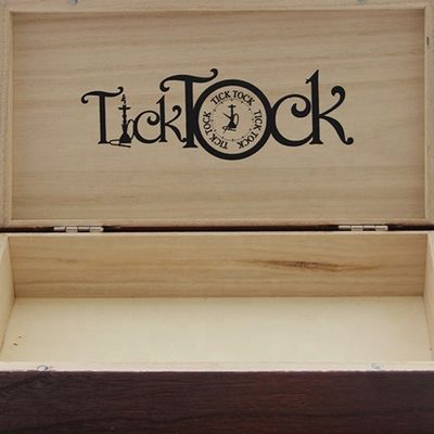 Aanpasbaar logo en kleur Houten sigarettenkoffer met gelakt afwerking