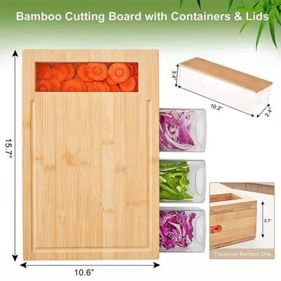 Gepersonaliseerd logo Acceptabel houten plain-color snijplank voor keuken multifunctionele