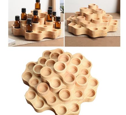 15 ml en 10 ml essentiële olie flessen Display Stand Rack met aangepast logo Acceptabel