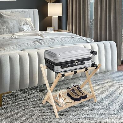 Volledige 2e-niveaus opvouwbare bagagerekken met plank en zware nylongordels