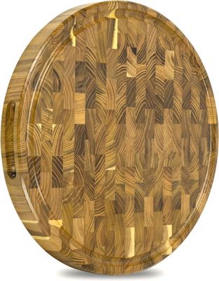 15 inch houten snijplank met milieuvriendelijk ontwerp en sapgroef