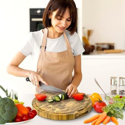 15 inch houten snijplank met milieuvriendelijk ontwerp en sapgroef