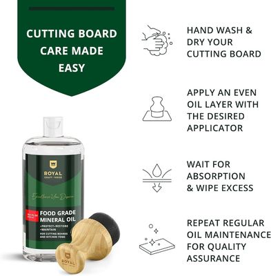 Extra grote natuurlijke bamboe-snijplank met oliegroeven Set van 3 serveerplanken