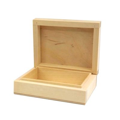 Contract Wind Theme Houten Doos Case voor Decoupage Customized Fancy Design