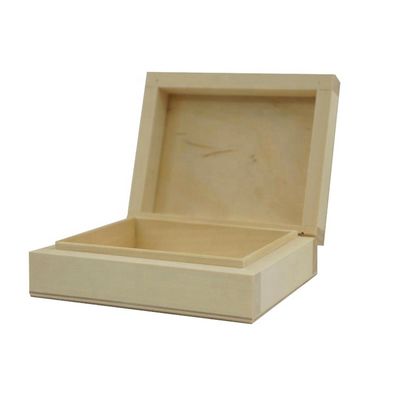 Contract Wind Theme Houten Doos Case voor Decoupage Customized Fancy Design