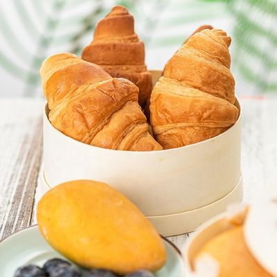 Gepaste logo Poplar Bark of aangepaste ronde houten fineer Fruit Container voor milieuvriendelijk