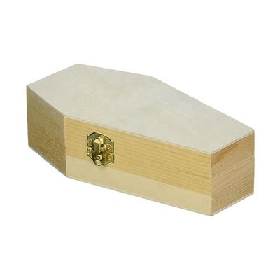 Onvoltooide houten kist voor op maat gemaakte donatie- en cosmeticaverpakkingen