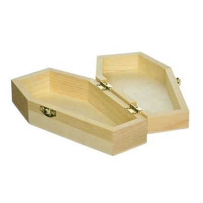 Onvoltooide houten kist voor op maat gemaakte donatie- en cosmeticaverpakkingen