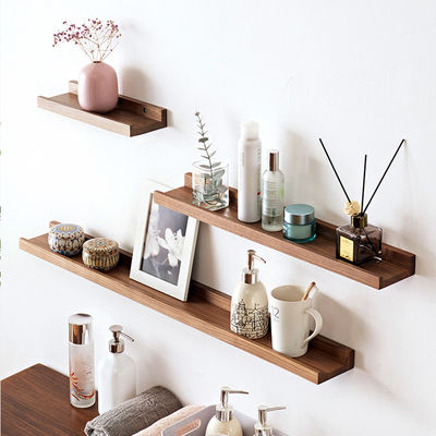 Wandmontage van massief hout Drijvend plank