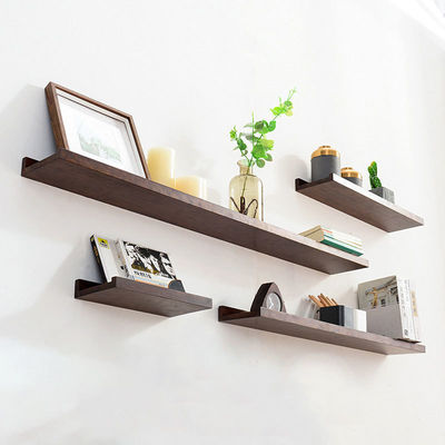 Wandmontage van massief hout Drijvend plank