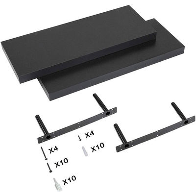 Wandmontage van massief hout Drijvend plank