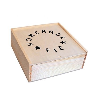 Lichtgewicht houten taartdozen Op maat gemaakte bestelling aanvaard voor handgemaakte voedselverpakkingen