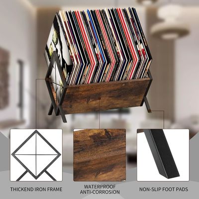 Hout vinyl platenplaat voor snelle montage en opslag van tijdschriften Boeken bestanden Albums