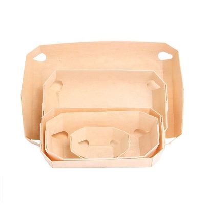 Gezonde bakkerij Custom Eco-vriendelijke Chiffon Cake Houten bakvorm Hout Natuurlijke kleur