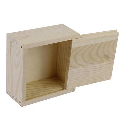 Geschenkpakket Schuifdeksel Houten doos met aangepast ontwerp en duurzaamheid