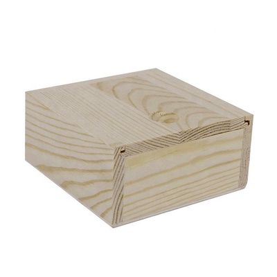 Geschenkpakket Schuifdeksel Houten doos met aangepast ontwerp en duurzaamheid