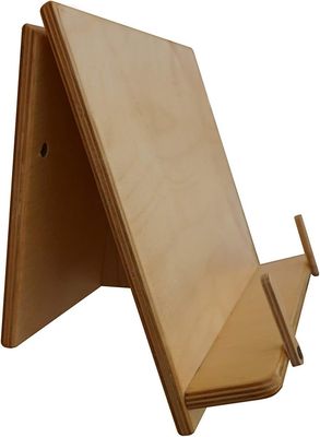 Houten wandmontage Boekenhouder Verstelbaar receptboekenstandje voor keuken display