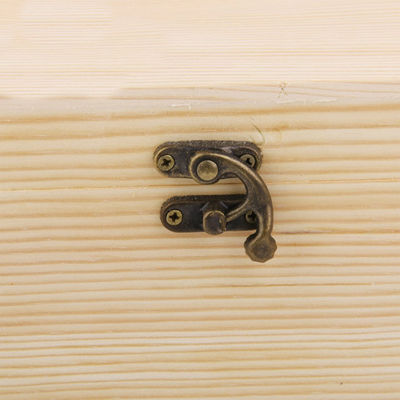 Gepersonaliseerd logo Acceptabel enkele fles Houten wijndoos voor gepersonaliseerde cadeautjes