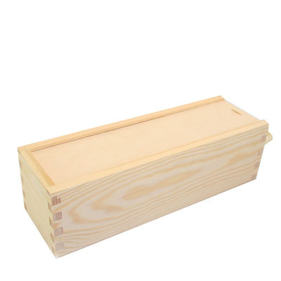 Aangepaste houten wijndoos voor cadeauverpakking Solid hout Gewone kleur of als uw kleur Aangepaste bestelling