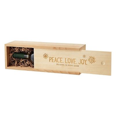 Geïnspireerde elegante wijnverpakkingsdozen voor aangepaste Magnum houten wijncadeau doos