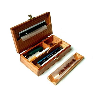 Aanpasbaar logo en lakcoating opties Houten humidor voor sigaren verpakkingsdoos