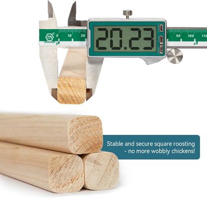 202405 Sterke dikke houten rooster voor vogels en broeders Langdurig