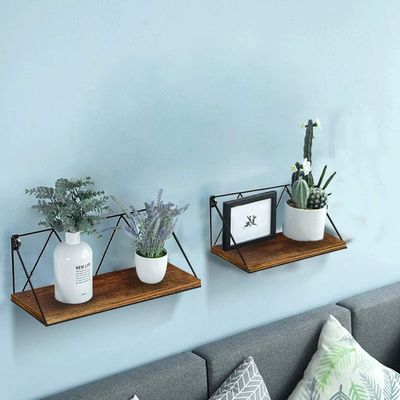 Verstelbare drijvende wandenplanken Set van 2 voor slaapkamer badkamer woonkamer Keuken en kantoor ruimtebesparend ontwerp