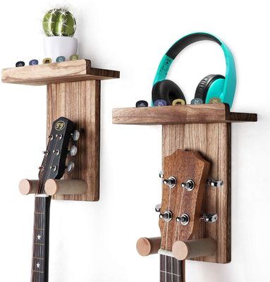 Custom Wall Mount Holder Gitaarhanger Schap voor Home Decoration Single Tier Design