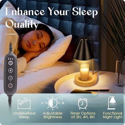 Retro Houten basis Home Decor Wax smelt voor maat Kleine en grote pot kaarsen