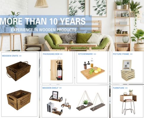 Eco-vriendelijke handgemaakte houten vat voor koffie, snoep en wijn Aanpasbaar ontwerp