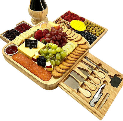 Duurzaam 12x18 Walnoot Sublimatie Groot Charcuterie Board voor het snijden en opslaan van kaas