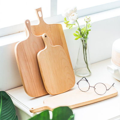 11" x 8" Aruba Beech Bamboe Hout Slager Block Hoochbord Set voor Outdoor Camping