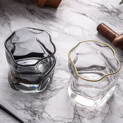 Multicolor Iced Coffee Wine Bar Glasbeker met aangepast logo Acceptabel en duurzaam