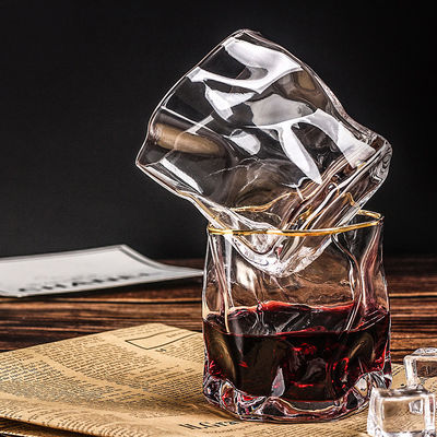 Multicolor Iced Coffee Wine Bar Glasbeker met aangepast logo Acceptabel en duurzaam