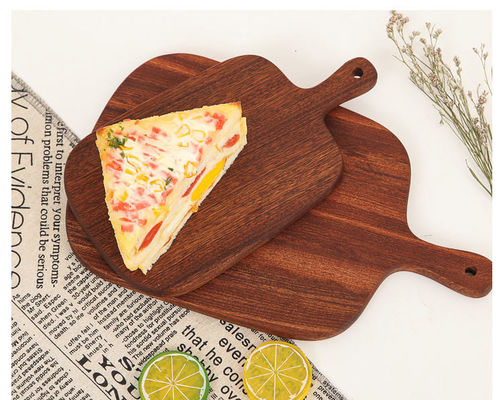 Recycled Logo Branded Acacia Hout Scherper Drie Doeleinden Snijplank Trio