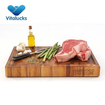 Kleine Bamboe Whale slimme snijplanken met traditioneel ontwerp walnoot synthetisch rubber