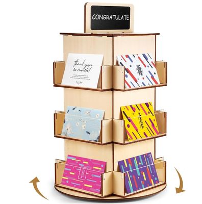 Houtglasmateriaal Houten postkaartrek met klein bord maat